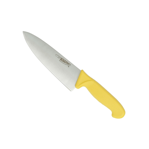 Kharve Cooks Knife 15cm Yellow Handle