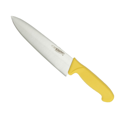 Kharve Cooks Knife 20cm Yellow Handle