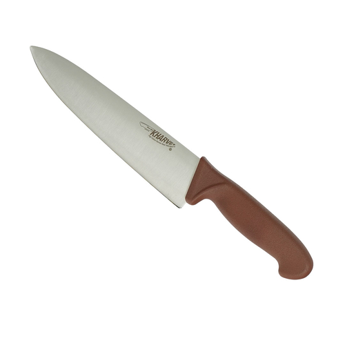Kharve Cooks Knife 20cm Brown Handle