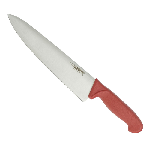 Kharve Cooks Knife 25cm Red Handle