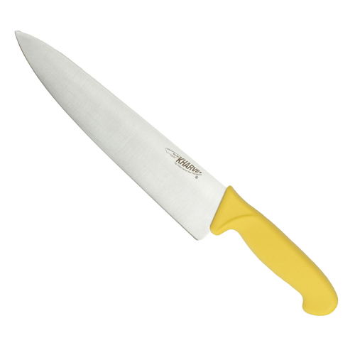 Kharve Cooks Knife 25cm Yellow Handle