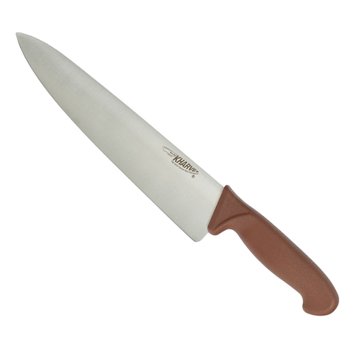 Kharve Cooks Knife 25cm Brown Handle