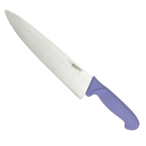 Kharve Cooks Knife 25cm Purple Handle