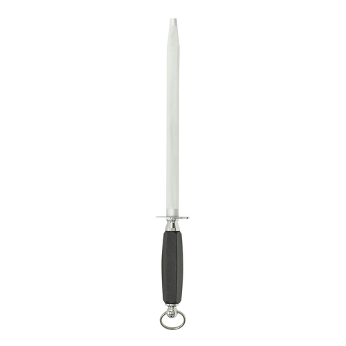 Kharve Sharpening Steel Oval 30cm Black Handle
