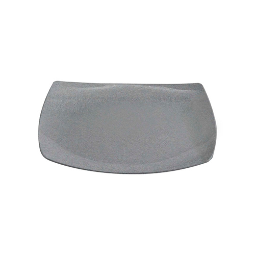 Jab Concrete Matt Square Melamine Platter Coupe 400mm