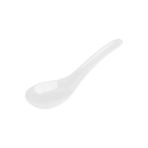 Superware Melamine Chinese Spoon White 135mm (Box of 12)