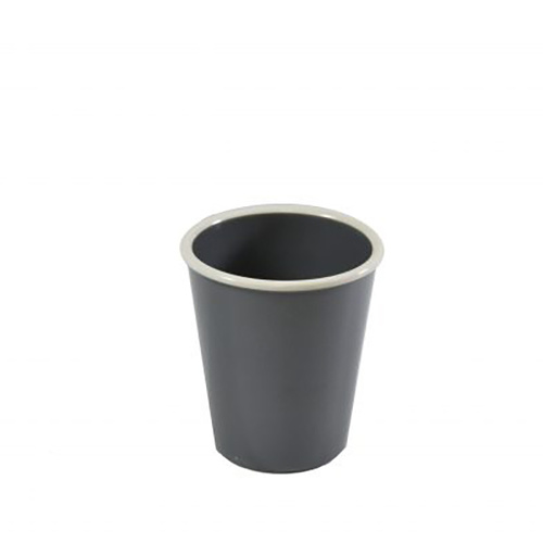 Jab Vintage Grey/White Rim Melamine Enamel Look Tumbler 80x90mm (Box of 12)