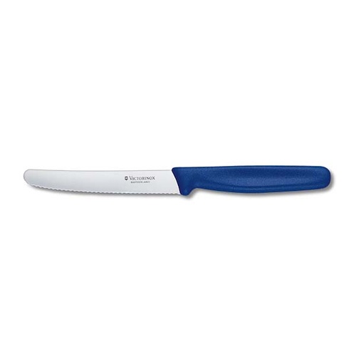 Victorinox Steak & Tomato Knife Wavy Edge 11cm - Blue