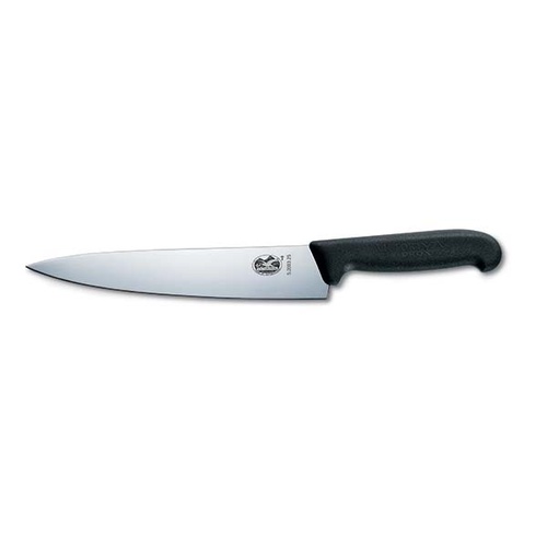 Victorinox  Carving Knife Straight Edge 25cm - Black Fibrox