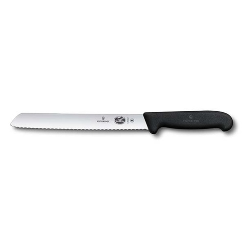 Victorinox Bread Knife Wavy Edge 21cm - Black Fibrox