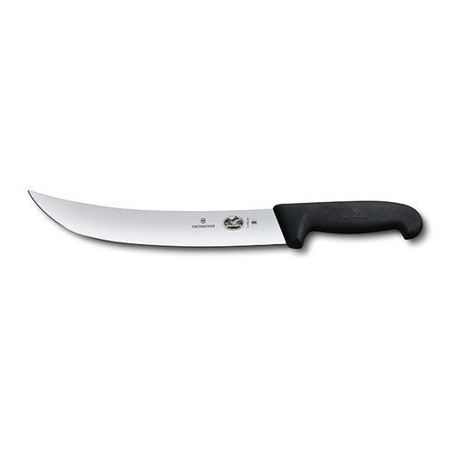 Victorinox Cimeter Knife Curved Wide Blade 25cm - Black Fibrox