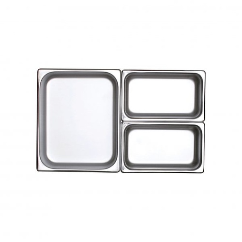 Chef Inox Anti - Jam Steam Pan - 1/3 Size 65mm 
