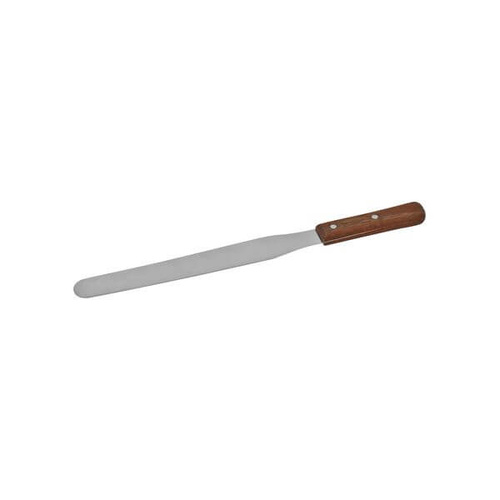 Spatula / Pallet Knife - Straight 300mm - Stainless Steel Blade, Wood Handle 