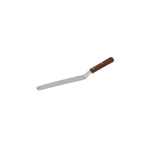 Spatula / Pallet Knife - Cranked 300mm - Stainless Steel Blade, Wood Handle 