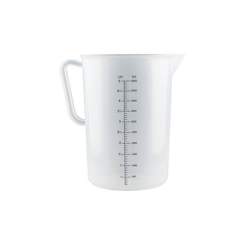 Measuring Jug 5.0Lt Polypropylene 