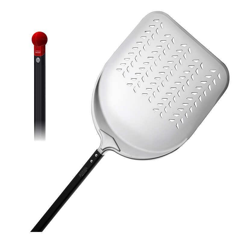 Piazza Pizza Peel Rectangular Perforated Aluminium 500 - 1750mm