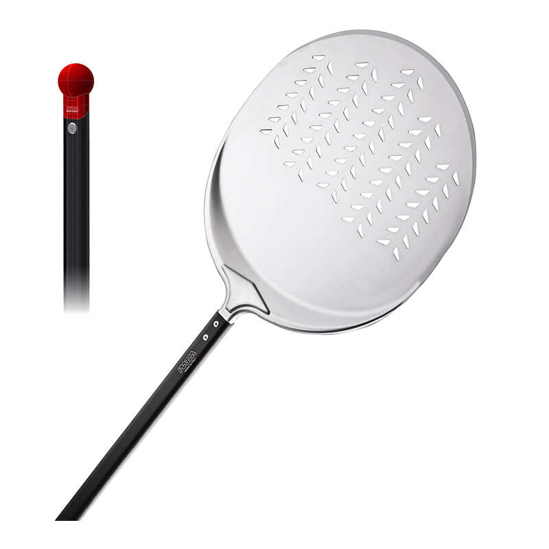 Piazza Pizza Peel Round Perforated Aluminium 360 - 1900mm
