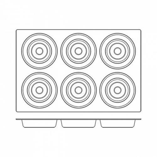 Tart 6 Cups 166x39mm / 614ml 