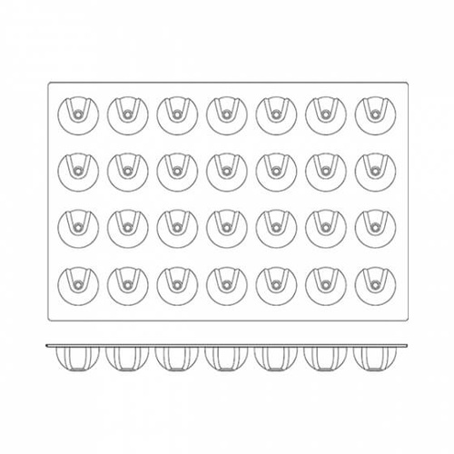 Ecypse 28 Cups 70x37mm / 100ml 