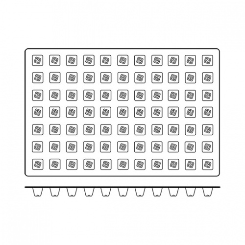 Mini Pyramid 77 Cups 28x28x25mm / 11ml 