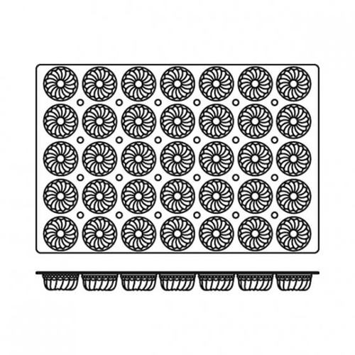 Gugelhopf 35 Cups 60x38mm /90ml 