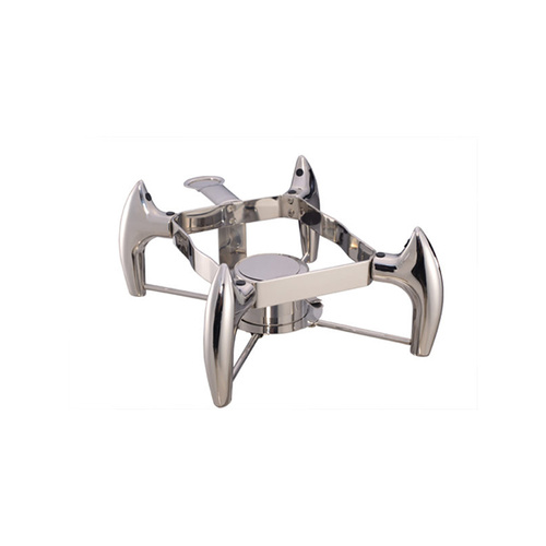 Chef Inox Deluxe Chafer Stand - 18/8, Rectangular, 1/2 To Suit 54912