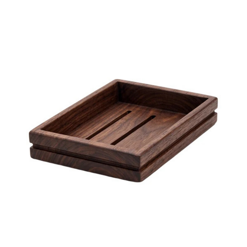 Chef Inox Serve Walnut Wood Tray Gastronorm 1/4 265x165x38mm