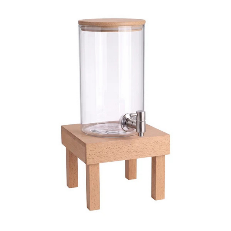 Chef Inox Serve Beechwood Drink Dispenser 8.2L