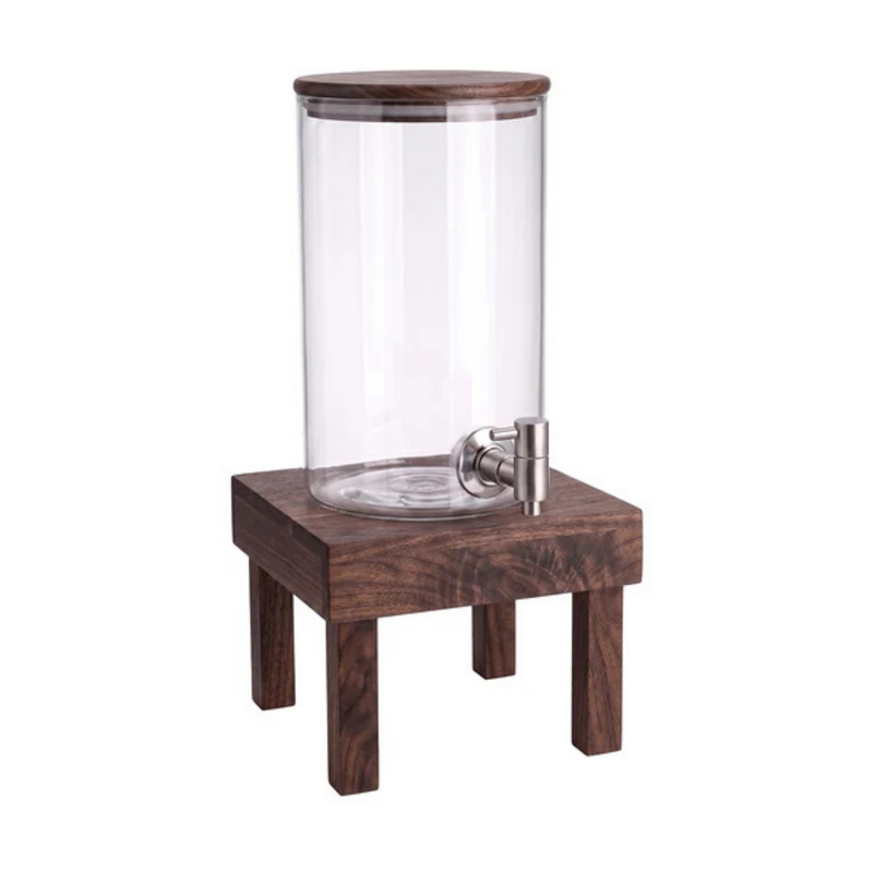 Chef Inox Serve Walnut Wood Drink Dispenser 8.2L