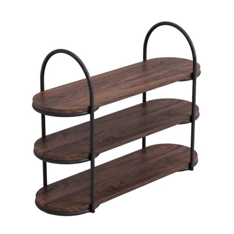 Chef Inox Serve Walnut Wood 3-Tier Display Stand 242x770x553mm