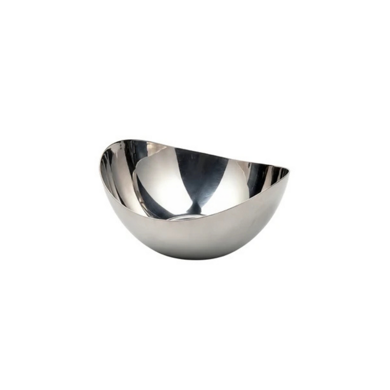 Chef Inox Serve Oval Stainless Steel Serving Bowl 155x145x80mm