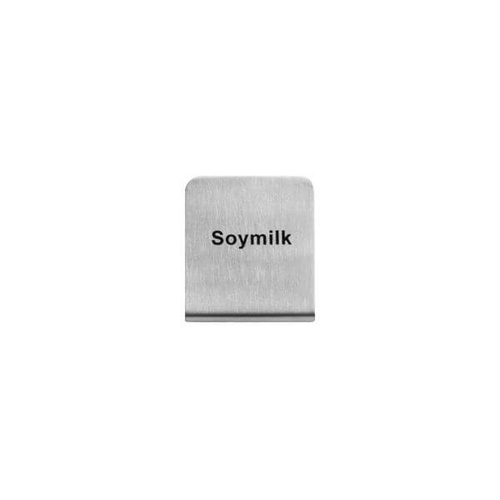Soy Milk Buffet Sign 50x40mm - 18/8 - Stainless Steel 