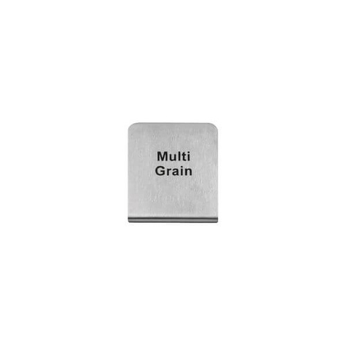 Multi Grain Buffet Sign 50x40mm - 18/8 - Stainless Steel 
