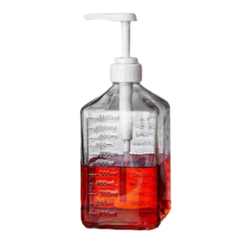 KK Syrup Glass Dispenser 1100ml