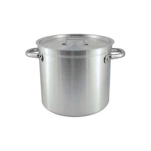 Chef Inox Premier Stockpot with Lid - Aluminium 8.0Lt 230x185x4mm 