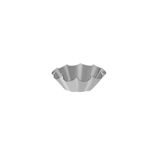 Guery Brioche Mould 10-Ribs Fixed Base 75x28mm
