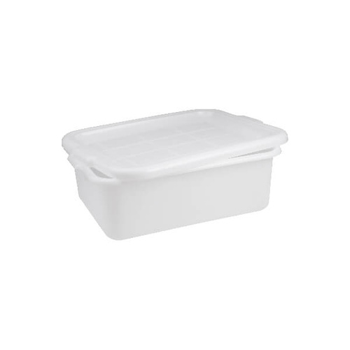 Tote Box - 560 x 400 x 180mm - White Plastic - LID NOT INCLUDED