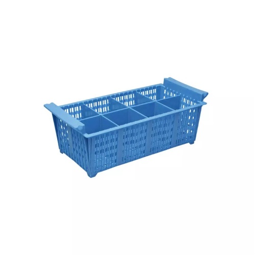 Cutlery / Flatware Basket No Handles, 8 Compartments 425x200x150mm