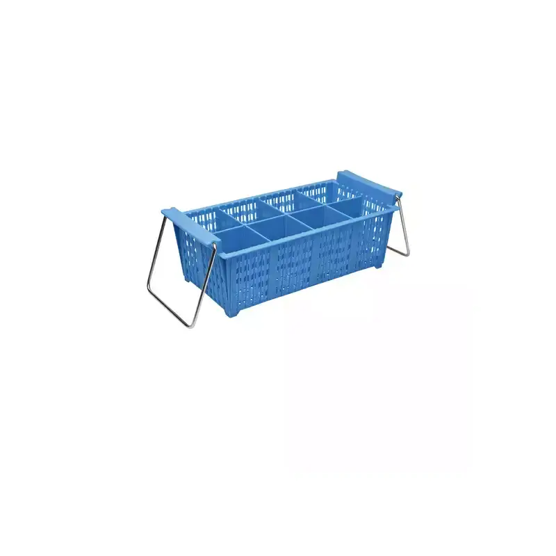 Cutlery / Flatware Basket with Handles, 8 Compartments 425x200x150mm