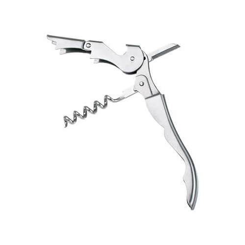 Bartender French Style Stainless Steel Waiters Corkscrew