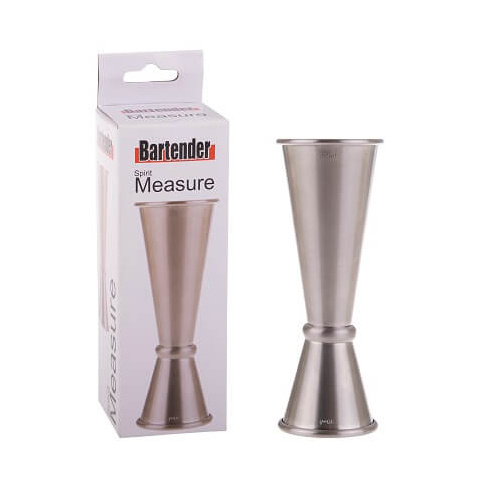 Bartender Stainless Steel Spirit Measure 30/60ml