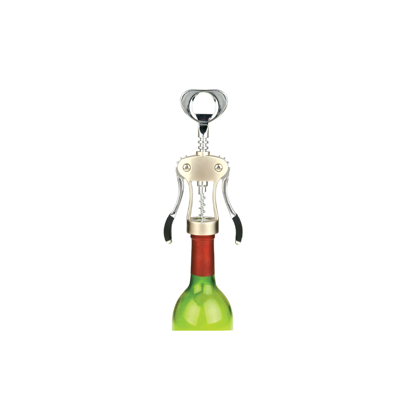 Bartender Heavy Duty Wing Corkscrew - Black Trim