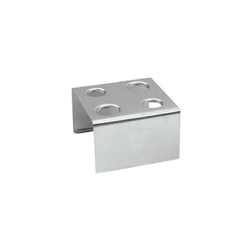 Ice Cream Cone Holder - 4 Hole 125x125x80mm - 18/8 Stainless Steel