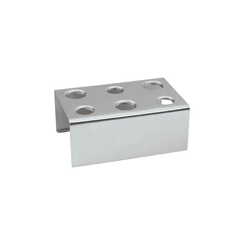 Ice Cream Cone Holder - 6 Hole 190x125x80mm - 18/8 Stainless Steel