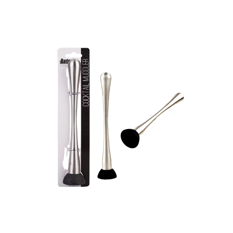 Bartender Stainless Steel Muddler 22cm