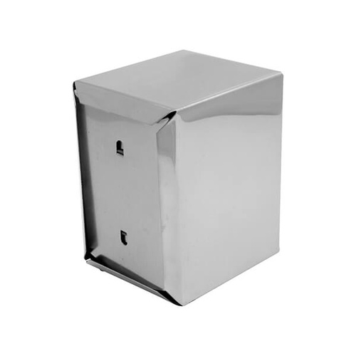 Napkin Dispenser - D Fold 130x95x115mm Stainless Steel
