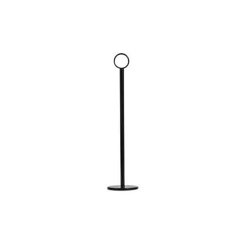 Trenton Table Number Stand - Ring Clip, 70x300mm Black