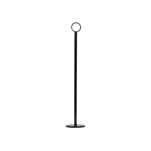 Trenton Table Number Stand - Ring Clip, 70x380mm Black