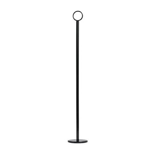 Trenton Table Number Stand - Ring Clip, 70x450mm Black (Box of 12)