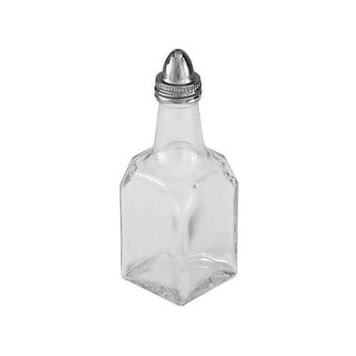 Oil / Vinegar Bottle 148mm / 150ml Stainless Steel Top / Glass Body